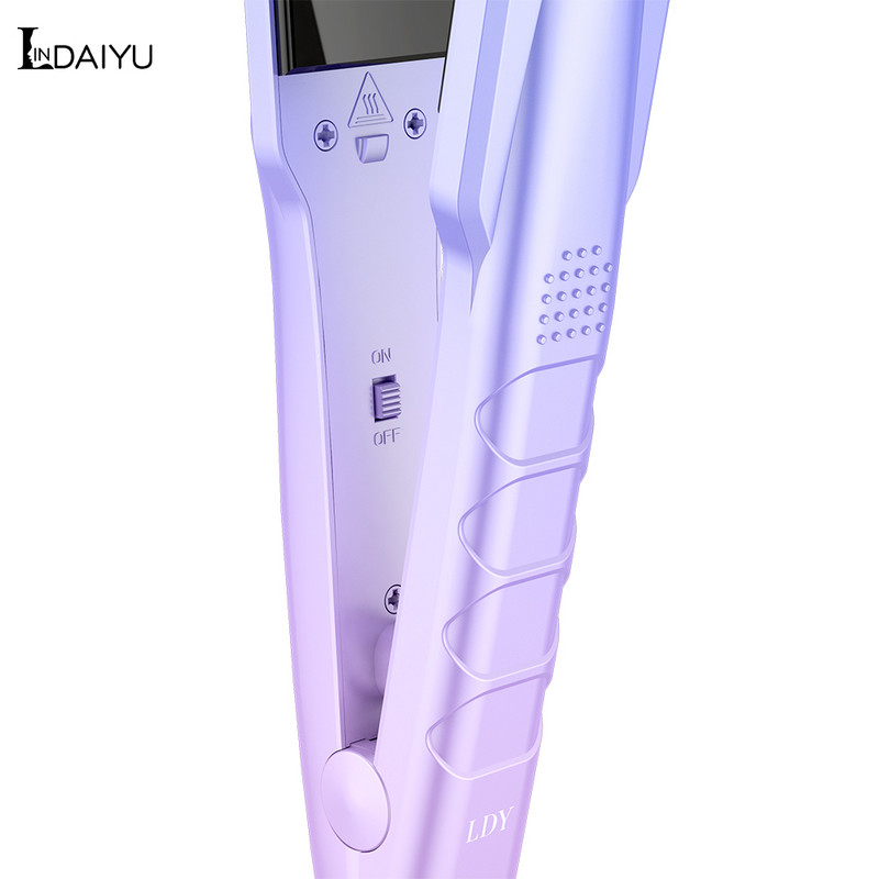 LDY plaukų tiesintuvas plačios plokštelės 450F aukštos temperatūros plokščios geležies titano keramikos elektrinis profesionalus lygintuvas plaukams