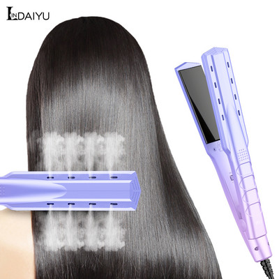 LINDAIYU plaukų tiesintuvas termostatinis plokščias garbanojimo plaukas moterims profesionalus salono formavimas karščiui atsparus sauga nuo karščio