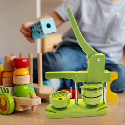 „Pasidaryk pats“ ženklelių gamybos mašina Širdies formų smeigtukų mygtukų gaminimo mašina, besisukančio pagrindo pradiniai rinkiniai Lengvas valdymas dovanoms Smeigtukų mygtukų veidrodėlis