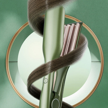 SONOFLY Отрицателни йони Царевична маша Керамика Електрическа пухкава вълнообразна маша за коса 5 температури Инструменти за оформяне RZ-005