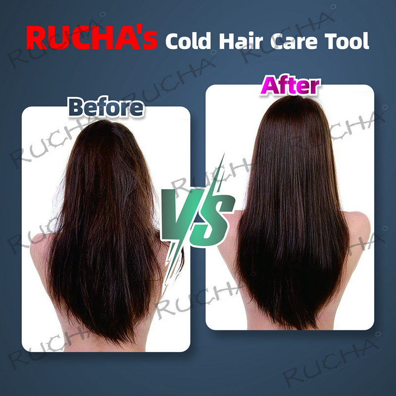 Matu taisnotājs Infrasarkanais un Ultraskaņas Profession Cold Matu kopšanas gludināšanas līdzeklis frizzy Dry Atgūst bojājumus Plakanie gludekļi