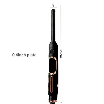 Hajvasaló kis lapos vasaló rövid hajhoz és Pixie vágott szakállhoz vékony ceruza kerámia lapos vas és U-alakú sínes hajcsavaró