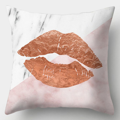 Pink Series párnahuzat 45cmX45cm négyzet alakú kanapé párnahuzat Rose párnahuzat