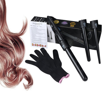 Мултифункционална маша за коса Ролки Машина Hair Wave Wand Electric Looper Hair 5-в-1 Маша Маша Коса за жени Коледа