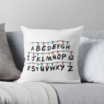 Stranger Things nyomtatás Párnahuzat Egyedi négyzet alakú párnahuzat huzat cipzár Párnahuzat rajzfilm Lakástextil Párna Drop Szállítás
