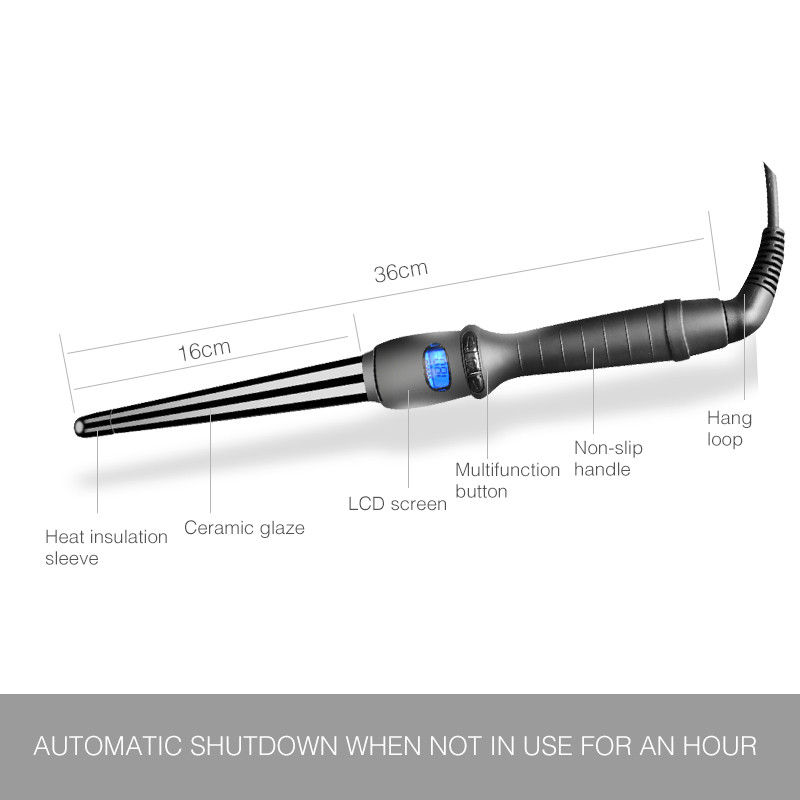2020 Kerámia Styling Tools Professzionális Hajsütő Vas Hajhullám Körte Virág Kúp Elektromos Hajcsavaró Göndörítő Pálca