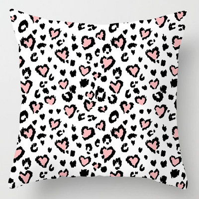 Rožinės spalvos pagalvės užvalkalas Dekoratyvinis sofos pagalvės užvalkalas Lovos pagalvės užvalkalas Namų dekoras Automobilio pagalvės užvalkalas Mielas pagalvės užvalkalas 45*45cm