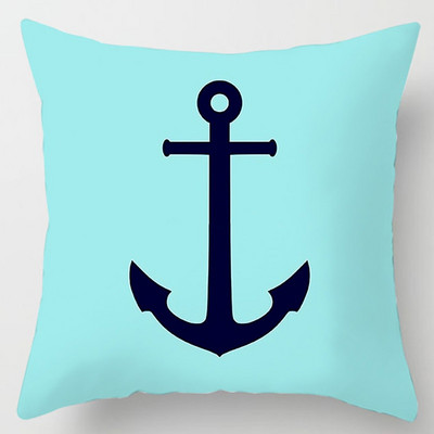 Decor pentru casă Husă de pernă cu imprimeu Ocean Sailor Decor birou pernă pentru canapea dormitor husă pernă mașină 45x45cm