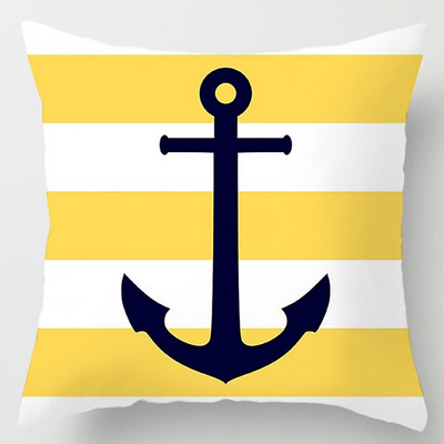 Decor pentru casă Husă de pernă cu imprimeu Ocean Sailor Decor birou pernă pentru canapea dormitor husă pernă mașină 45x45cm