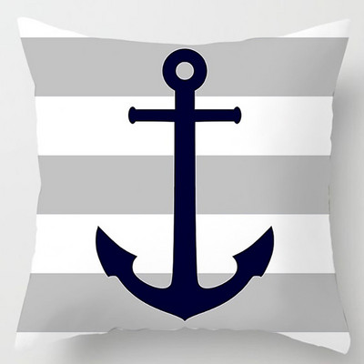 Decor pentru casă Husă de pernă cu imprimeu Ocean Sailor Decor birou pernă pentru canapea dormitor husă pernă mașină 45x45cm