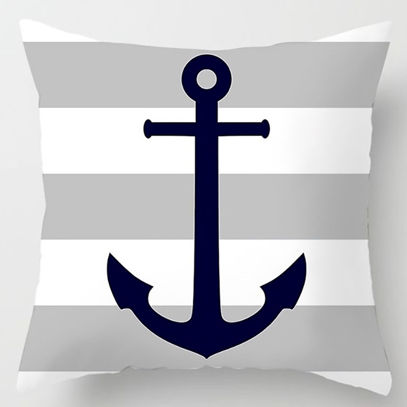 Decor pentru casă Husă de pernă cu imprimeu Ocean Sailor Decor birou pernă pentru canapea dormitor husă pernă mașină 45x45cm