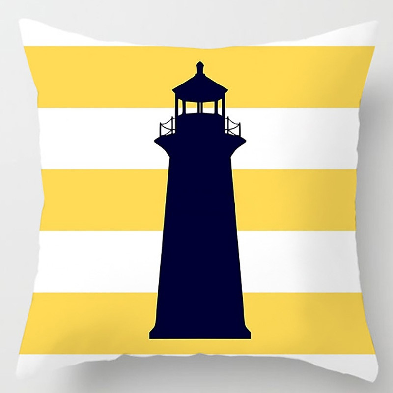 Decor pentru casă Husă de pernă cu imprimeu Ocean Sailor Decor birou pernă pentru canapea dormitor husă pernă mașină 45x45cm