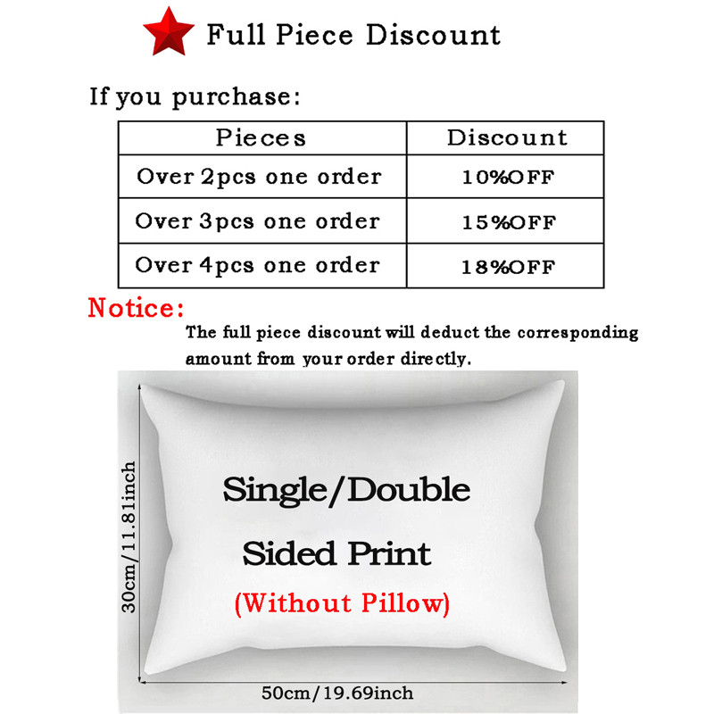 30x50cm Sinine Ins Polüester padjakatte tint Lillelised lehed Padjapüür Lilletriip Kahepoolne Prindiga Vöökoht Kodu Dekoratiivne