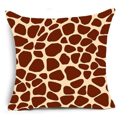 Home Decor Animal Print Párnahuzat Leopárd Tigris Zebra Szarvasmarha Kígyó Párnahuzat Otthoni Kanapé Szék Dekor Párnahuzat 45x45cm