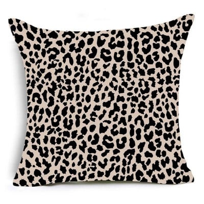 Home Decor Animal Print Párnahuzat Leopárd Tigris Zebra Szarvasmarha Kígyó Párnahuzat Otthoni Kanapé Szék Dekor Párnahuzat 45x45cm