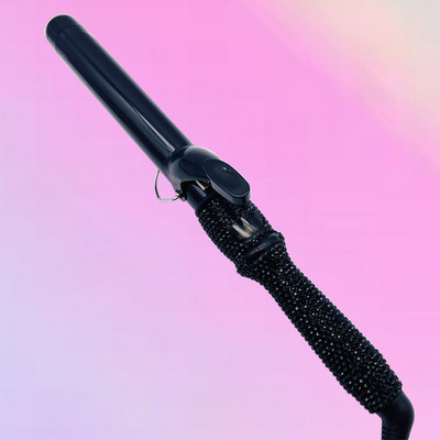Hajsütővasak klipekkel Strasszkő hajsütőpálcák a hosszan tartó fürtökért vagy hullámokért modelador de cachos boucleur cheveux