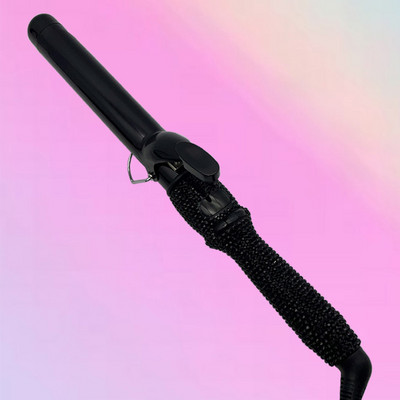 Hajsütővasak klipekkel Strasszkő hajsütőpálcák a hosszan tartó fürtökért vagy hullámokért modelador de cachos boucleur cheveux