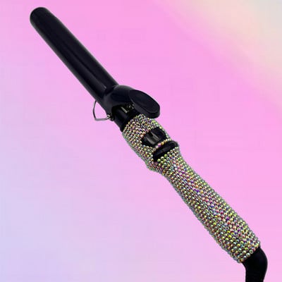 Hajsütővasak klipekkel Strasszkő hajsütőpálcák a hosszan tartó fürtökért vagy hullámokért modelador de cachos boucleur cheveux