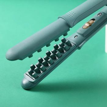 Мини маша за коса Електрическа маша за коса Root Fluffy Hair Flat Iron Wave Corn Brushes Board Керамични цифрови инструменти за оформяне
