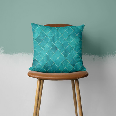 Kékeszöld párnahuzat levél toll geometrikus szív kanapé párnahuzat hálószoba lakberendezés irodai dekor kiegészítők 60x60cm50x50cm45x45