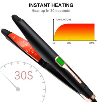 Преса за коса Професионална преса за коса Плоска ютия за стил на прическа Керамика PTC Бързо нагряване Маша Маша за коса