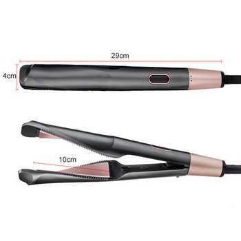 Twist Straightening Професионална преса за коса Flat Iron Fashion Styling 2 в 1 керамична PTC Fast heat Curler Iron Инструмент за коса