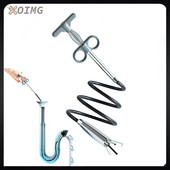 Vannas istabas virtuves piederumi 60/90/160 mm kanalizācijas cauruļu atbloķētājs Snake Spring Pipe atbloķēšanas instrumenti Matu kanalizācijas izlietnes caurules tīrīšanas rīks