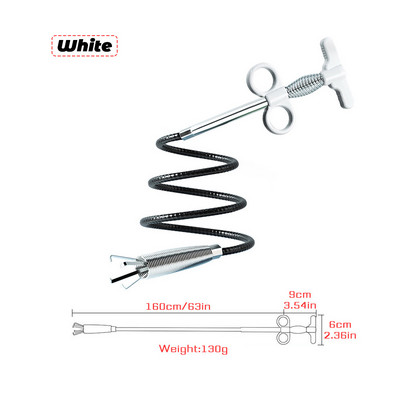 Vannas istabas virtuves piederumi 60/90/160 mm kanalizācijas cauruļu atbloķētājs Snake Spring Pipe atbloķēšanas instrumenti Matu kanalizācijas izlietnes caurules tīrīšanas rīks