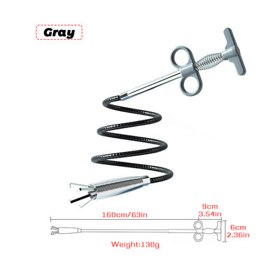 Vannas istabas virtuves piederumi 60/90/160 mm kanalizācijas cauruļu atbloķētājs Snake Spring Pipe atbloķēšanas instrumenti Matu kanalizācijas izlietnes caurules tīrīšanas rīks