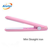 Mini fier de călcat pentru îndreptat părul roz, ceramică, fier plat, instrumente de coafat, ondulator de păr MINI Falt