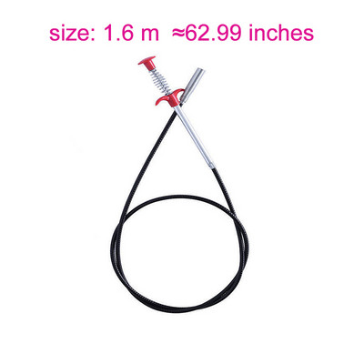90 cm drenāžas čūskas atsperes cauruļu bagarēšanas rīks bagarēšanas atbloķētāja drenāžas aizsērējuma rīks virtuves izlietnes kanalizācijas tīrīšanai ūdens izlietnes rīks