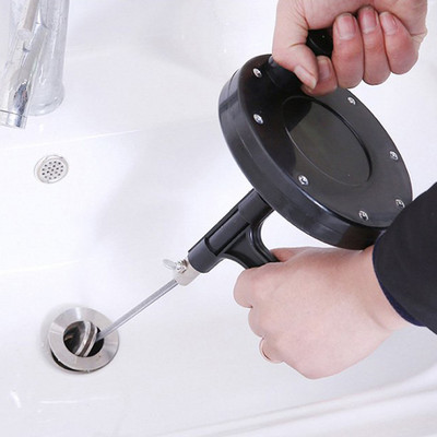 5 M Spring Pipe Pipe Dredging Tools Drain Cleaner Sewer Sinks Basin Pipeline Clogged Remover Bathroom Kitchen Toilet