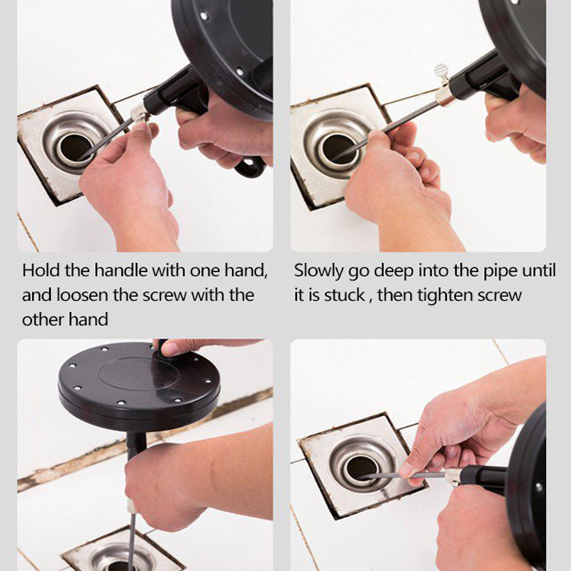 5 M vedrutoru toru süvendustööriistad äravoolupuhasti kanalisatsiooni valamud kraanikauss torustik ummistunud eemaldaja vannituba köök tualett