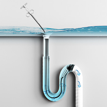 Инструмент за отпушване на канализационни тръби Snake Spring Pipe Инструмент за драгиране Кухня Баня Инструмент за почистване на канализация Кухненски аксесоари 60/90/160 см
