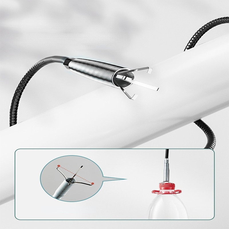 Kanalisatsioonitorude blokeeringu eemaldaja Snake Spring Pipe süvendustööriist Köök Vannituba Kanalisatsioonipuhastustööriist Köögitarvikud60/90/160cm