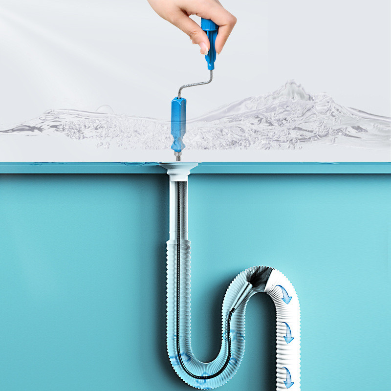 Kućni ručni deblokator kanalizacijskih cijevi Alat za jaružanje opružnih cijevi Kuhinjski kupaonski umivaonik Odvod za uklanjanje začepljenja Čišćenje protiv začepljenja