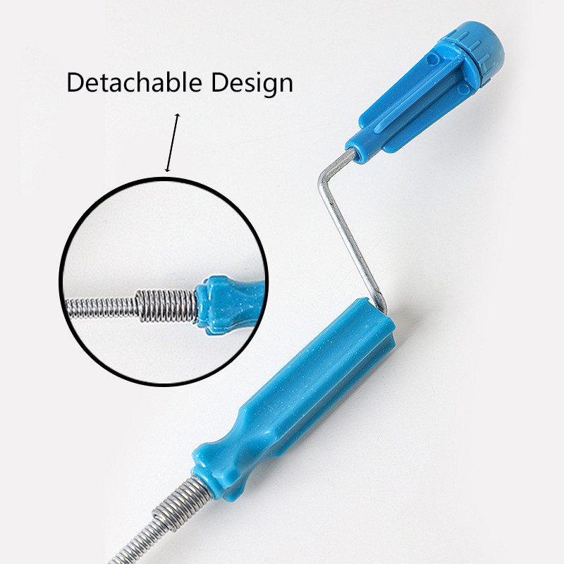 Kućni ručni deblokator kanalizacijskih cijevi Alat za jaružanje opružnih cijevi Kuhinjski kupaonski umivaonik Odvod za uklanjanje začepljenja Čišćenje protiv začepljenja