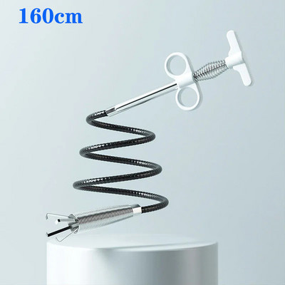 60-inčni alat za odčepljivanje opružne cijevi odvoda sudopera Alat za jaružanje Čišćenje kanalizacije Deblokator Alati za čišćenje kuhinje i kupaonice