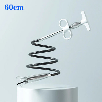 60-inčni alat za odčepljivanje opružne cijevi odvoda sudopera Alat za jaružanje Čišćenje kanalizacije Deblokator Alati za čišćenje kuhinje i kupaonice