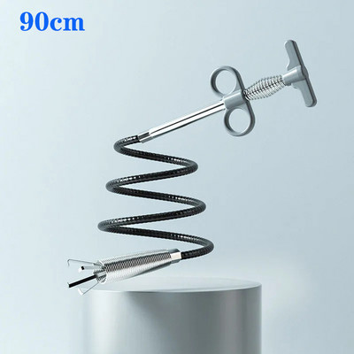 60-inčni alat za odčepljivanje opružne cijevi odvoda sudopera Alat za jaružanje Čišćenje kanalizacije Deblokator Alati za čišćenje kuhinje i kupaonice