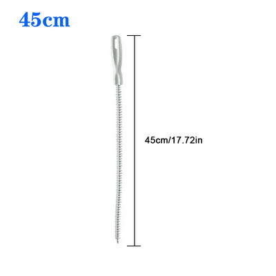 60-inčni alat za odčepljivanje opružne cijevi odvoda sudopera Alat za jaružanje Čišćenje kanalizacije Deblokator Alati za čišćenje kuhinje i kupaonice