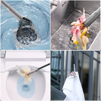 Σωλήνας νεροχύτη Dredger Water Channel Drain Cleaner Γάντζος καθαρισμού μαλλιών Φίλτρο αποχέτευσης κατά της απόφραξης Εργαλεία αποτρίχωσης δαπέδου