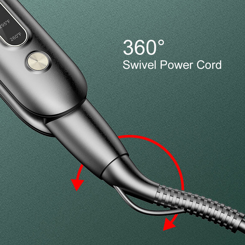 RUCHA Hair Flat Irons Profesionalus keraminis Profesionalus sumanus plaukų tiesintuvas ir suktukas 2 viename