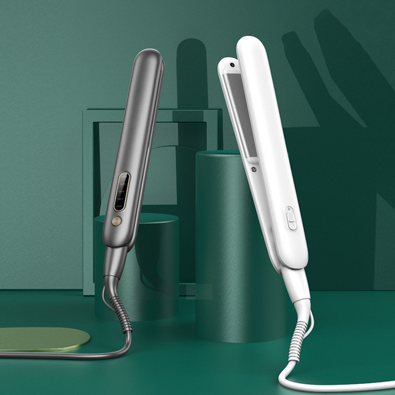 RUCHA Hair Flat Irons Profesionalus keraminis Profesionalus sumanus plaukų tiesintuvas ir suktukas 2 viename