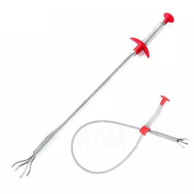 Alat za jaružanje opružne cijevi 60/90 cm Fleksibilna hvataljka Zmijasti kabel Pomoć za hvatanje smeća Odvodni svrdlo Odčepljivanje odvoda za kosu Sudoper WC