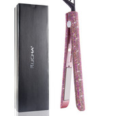 RUCHA hajvasaló Bling Crystal Flat Iron Professzionális nano-titán lemezes hajvasaló, MCH azonnali felmelegedés