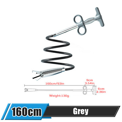60/90/160 mm Alat za deblokiranje kanalizacijskih cijevi Snake Spring Alat za jaružanje cijevi za kupaonicu Kuhinja Kosa Kanalizacijski umivaonik Alati za čišćenje cjevovoda