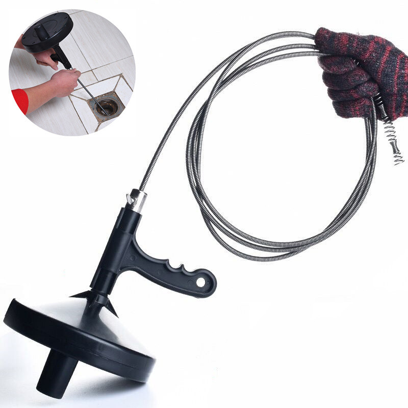 Čistač odvoda Kanalizacija WC Bager za jaružalo Cijev za kućanstvo Alat za čišćenje začepljene dlake Sredstvo za uklanjanje kroz klip Sudoper Kućna kuhinja Kupaonica