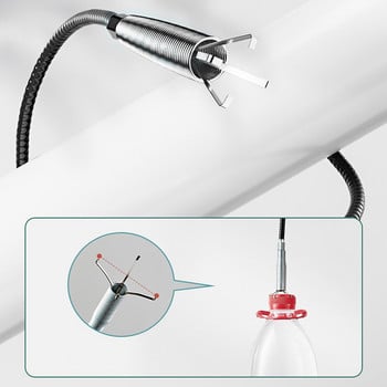 60/90/160CM Αποφράκτης σωλήνων αποχέτευσης Snake Spring Pipe Pipe Pipe Cleaning tool Εργαλεία καθαρισμού αγωγών κουζίνας μπάνιου νεροχύτη αποχέτευσης