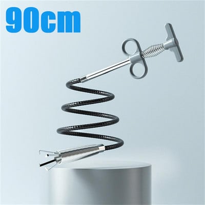 60/90/160/200/300cm Alat za deblokiranje kanalizacijskih cijevi Snake Spring Pipe Pipe Alat za jaružanje Kuhinjski kupaonski alat za čišćenje kanalizacije Kuhinjski pribor